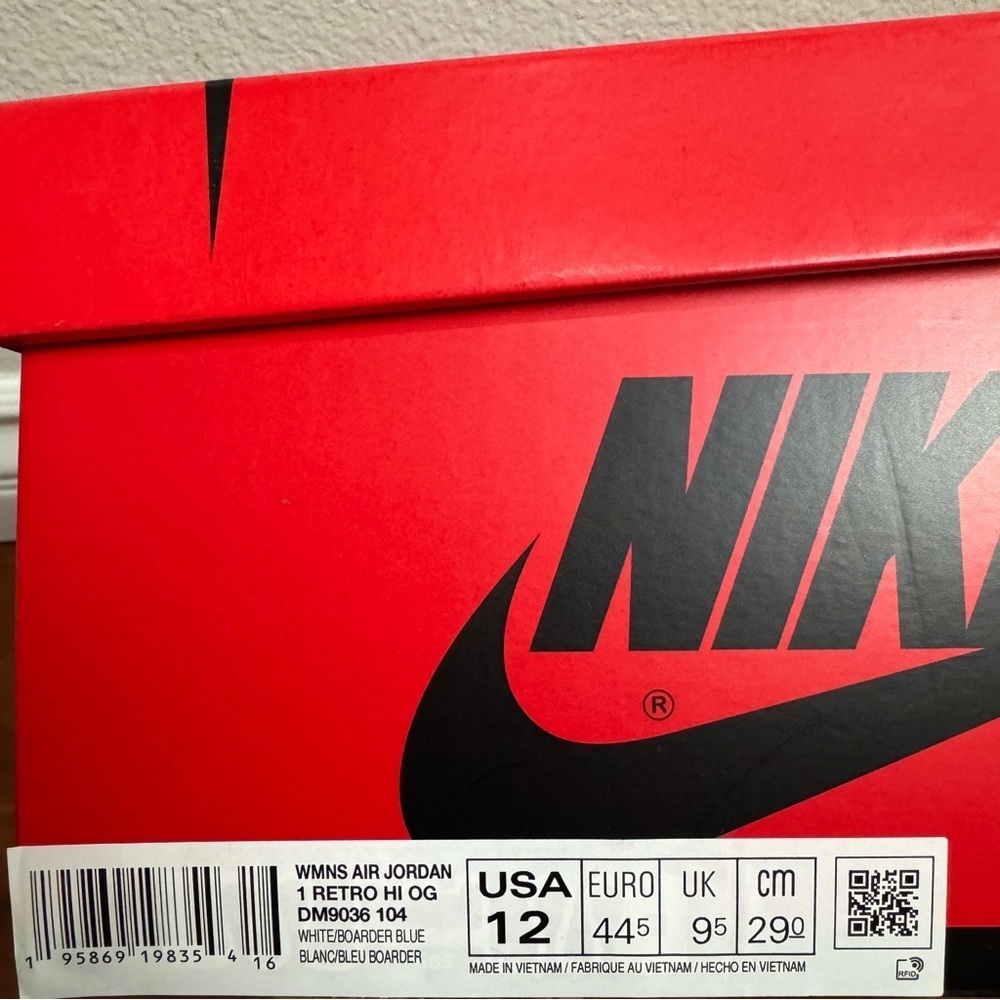 Jordan 1 Retro High OG Denim (Women's) Size 12 - Picture 8 of 8